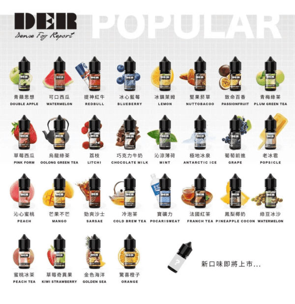 DER系列電子煙主機小煙油30ml   #3.0%台灣現貨：圖片 2