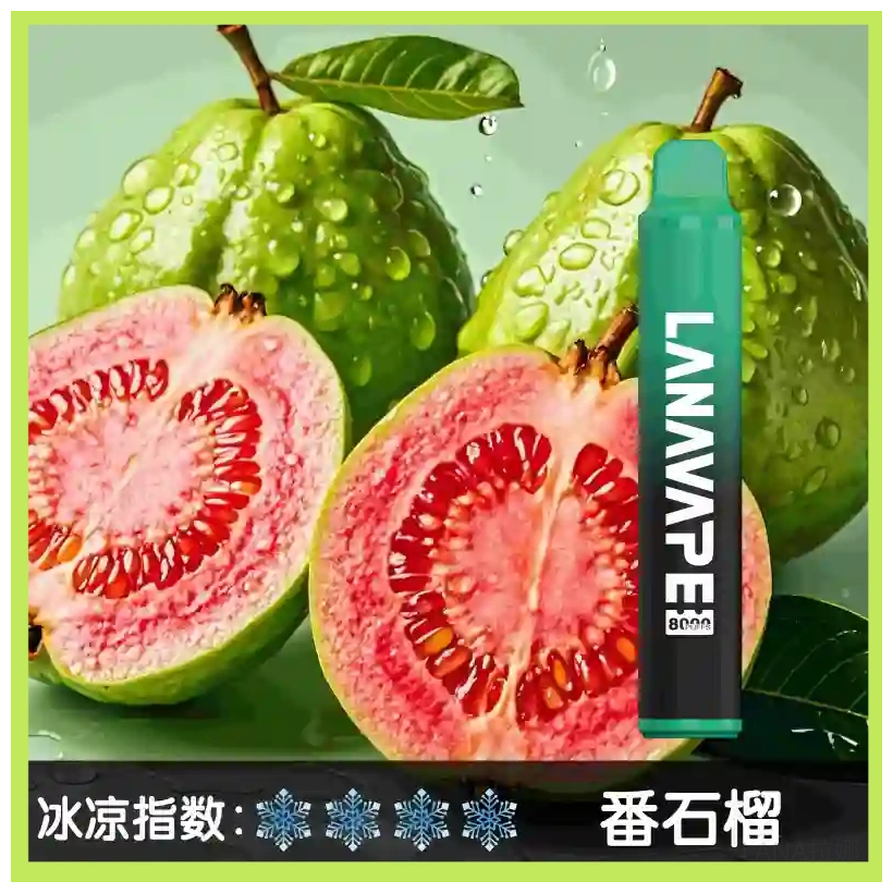 Lana拉娜電子煙一次性拋棄式|Lana Zolt 8000 Puffs|番石榴