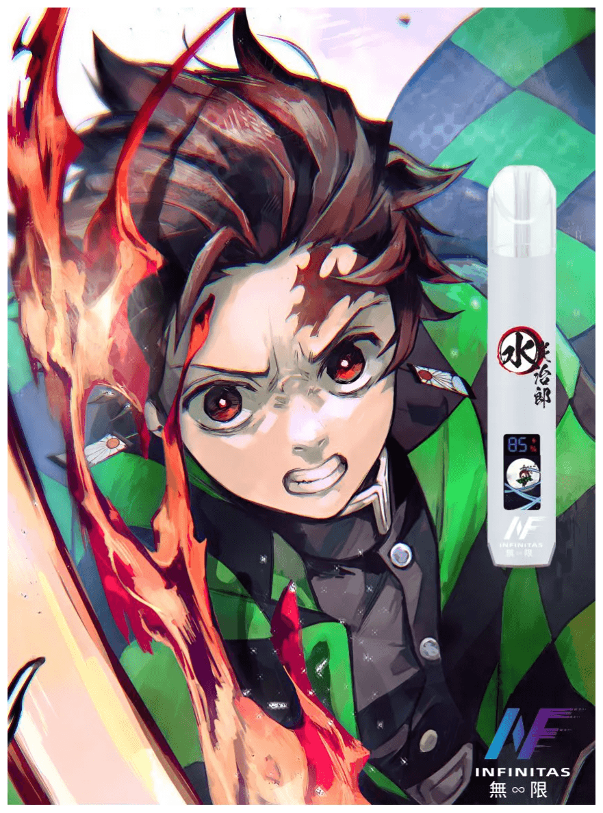 INF無限電子煙鬼滅之刃一代主機 通用1代煙彈【4色可選】:圖片 3