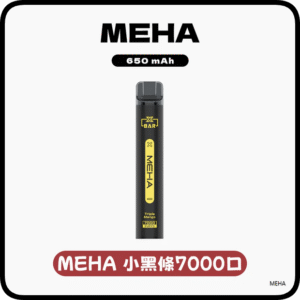 Meha Xbar魅嗨電子煙小黑條一次性拋棄式7000口【16種口味】